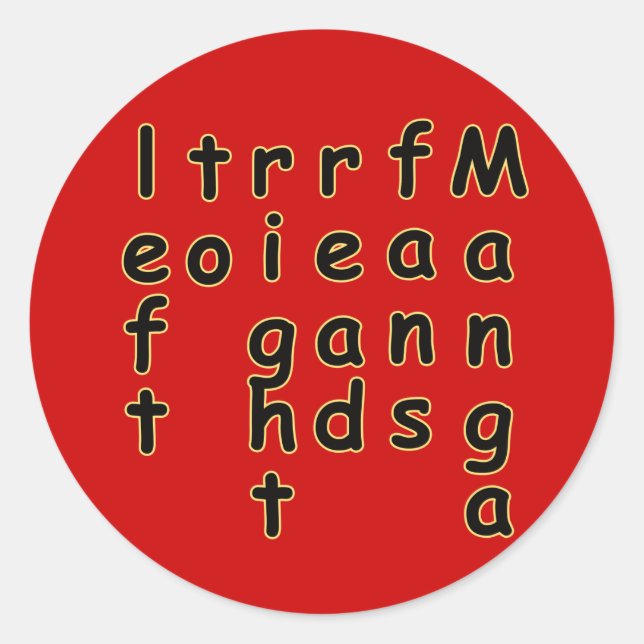 Otaku Manga Fan Joke Sticker Sheets (Front)