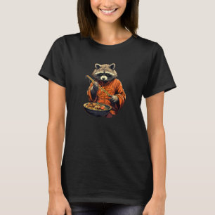 Otaku   Raccoon Eat Japanese Food Ramen Noodles 14 T-Shirt