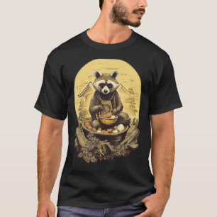 Otaku   Raccoon Eat Japanese Food Ramen Noodles 1 T-Shirt