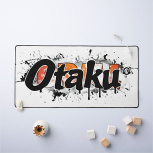 Otaku Slogan Urban Style Desk Mat