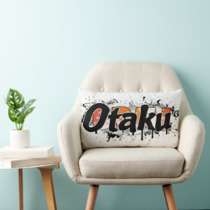 Otaku Slogan Urban Style Lumbar Pillow