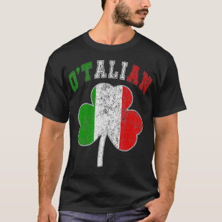 Otalian St Patricks Day Italian Italy Flag T-Shirt