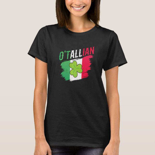 O'tallian Leprechaun Gaelic Ireland St Patricks Da T-Shirt (Front)