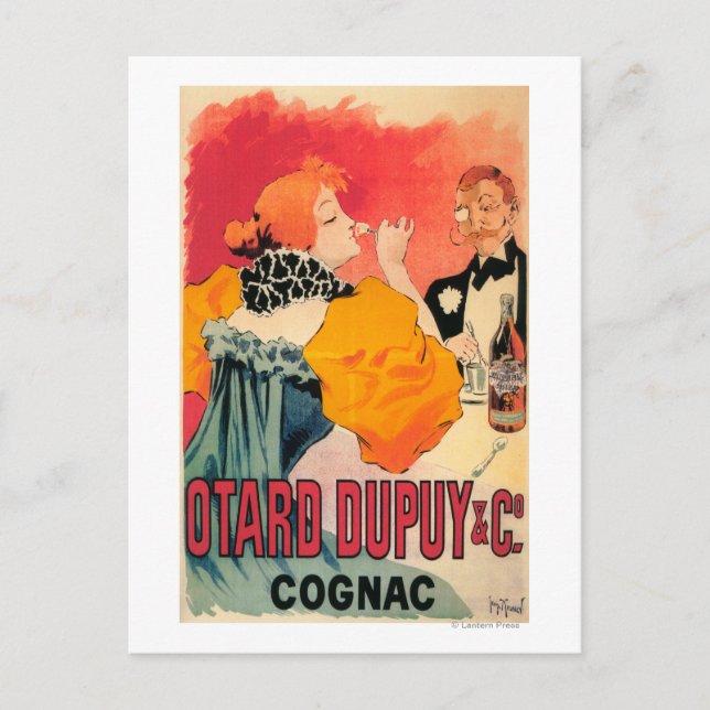 Otard-Dupuy & CO. Cognac Promotional Poster Postcard (Front)