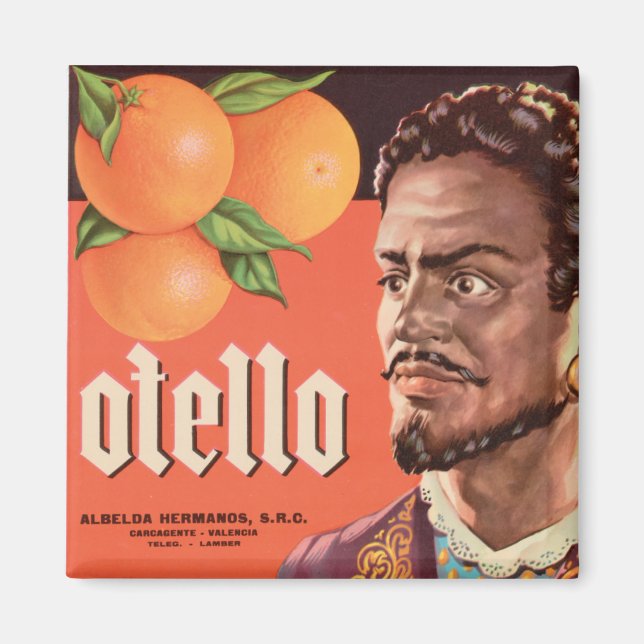 Otello Orange Label Magnet (Front)