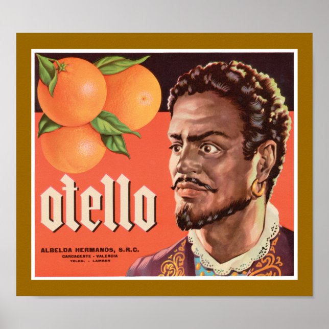 Otello Orange Label Poster (Front)