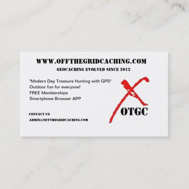 OTGC BUSINESS CARD (Front)