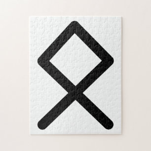 OTHALA Nordic Rune (Heritage, Ancestry) Elder Fu Jigsaw Puzzle