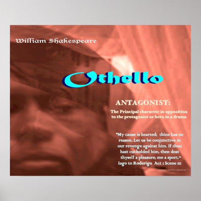 Othello Antagonist Poster (Front)