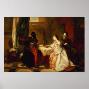 Othello Relating His Adventures to Desdemona Poster