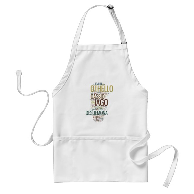 Othello Word Mosaic Standard Apron (Front)