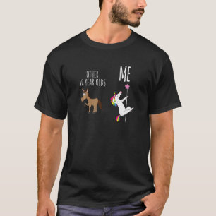 Other 40 Year Olds vs Me Horse vs Unicorn 40th Bir T-Shirt