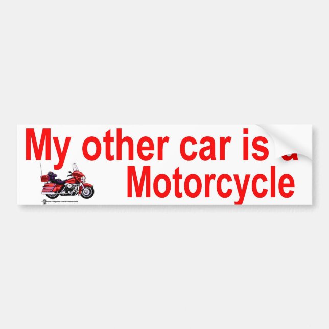 other car bumper sticker (Front)