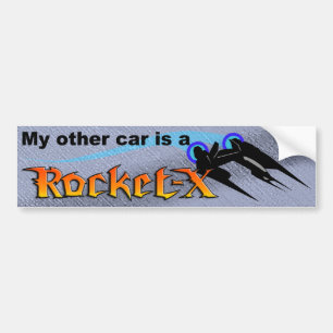 Other Car Rocket-X (Blue) Bumper Sticker