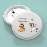 Other HR Professionals Human Resources Unicorn 4 Inch Round Button<br><div class="desc">This design was created though digital art. It may be personalized in the area provided or customizing by choosing the click to customize further option and changing the name, initials or words. You may also change the text color and style or delete the text for an image only design. Contact...</div>