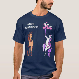 Other marathoners Me Tee Unicorn Marathoner Funny 
