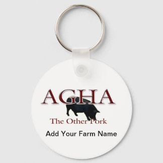 Other Pork, Add Your Farm Name Keychain