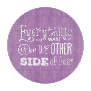 Other side of Fear  Cutting Board