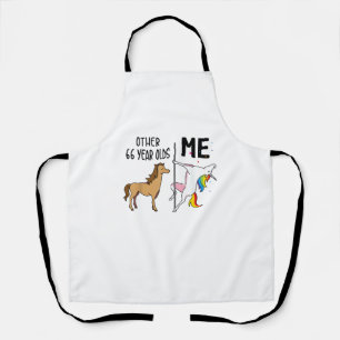 Other Unicorn 66 Year Olds Birthday And Me Gift Fo Apron