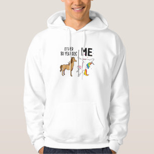 Other Unicorn 80 Year Olds Birthday And Me Gift Fo Hoodie
