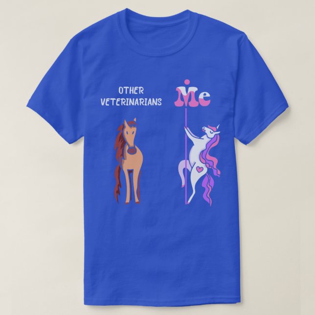 Other veterinarians Me Tee Unicorn Veterinarian Fu (Design Front)