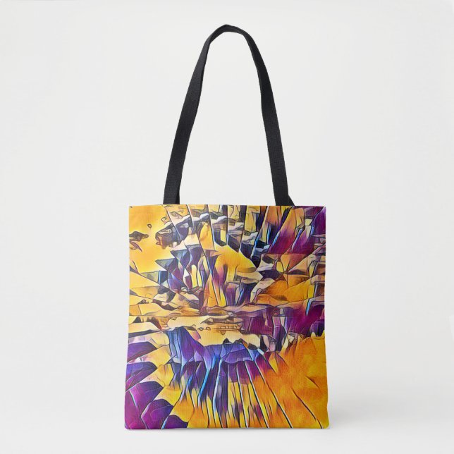 OTHER WORLD ABSTRACT   TOTE BAG (Front)