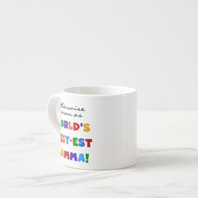 Otherwise Know Best-est Gamma Gifts Espresso Cup (Front Left)