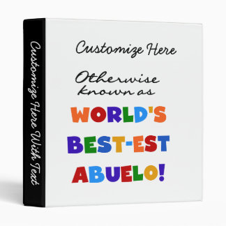 Otherwise Known As Best-est Abuelo Binder