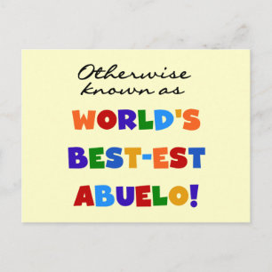 Otherwise Known As Best-est Abuelo Postcard