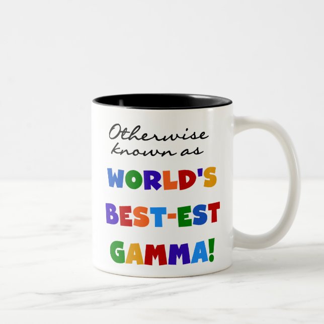 Otherwise Known as Best-est Gamma Gifts Two-Tone Coffee Mug (Right)