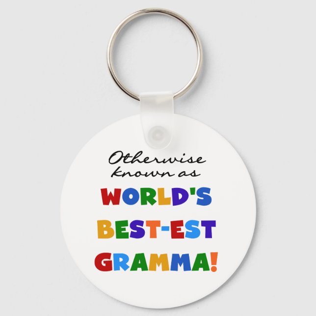 Otherwise Known as Best-est Gramma T-shirts Keychain (Front)