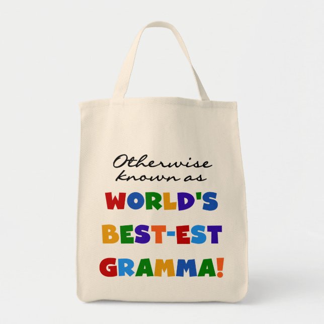 Otherwise Known as Best-est Gramma T-shirts Tote Bag (Front)
