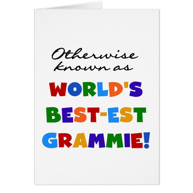 Otherwise Known as Best-est Grammie Gifts (Front)