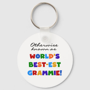 Otherwise Known as Best-est Grammie Gifts Keychain