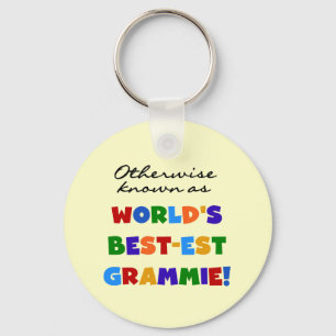 Otherwise Known as Best-est Grammie Gifts Keychain