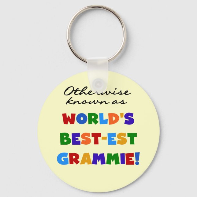 Otherwise Known as Best-est Grammie T-shirts Keychain (Front)