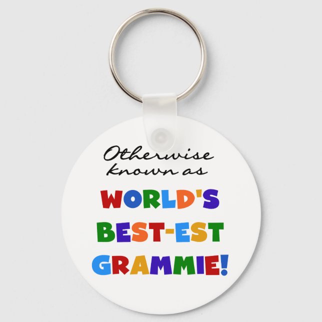 Otherwise Known as Best-est Grammie T-shirts Keychain (Front)