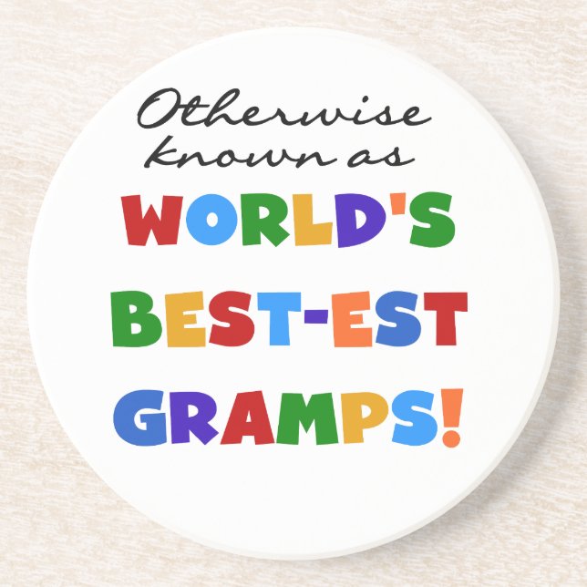 Otherwise Known as Best-est Gramps Coaster (Front)