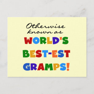 Otherwise Known as Best-est Gramps Postcard