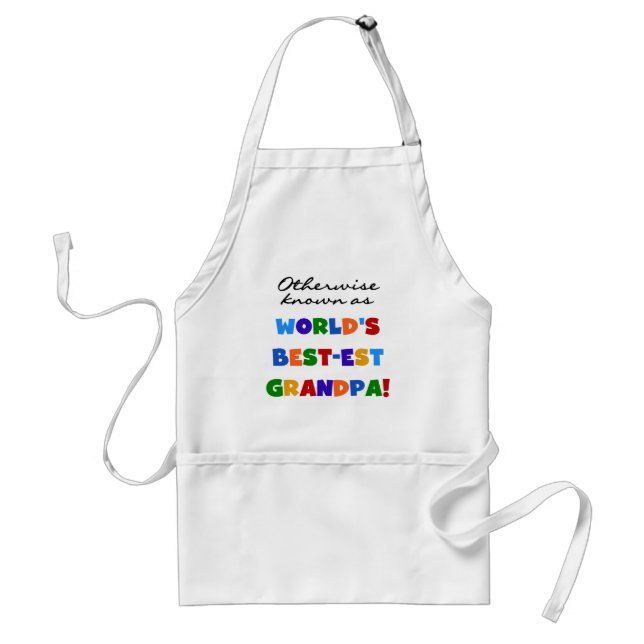 Otherwise Known as Best-est Grandpa Gifts Standard Apron (Front)