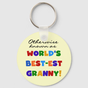 Otherwise Known as Best-est Granny Gifts Keychain