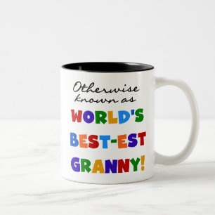 Otherwise Known as Best-est Granny Gifts Two-Tone Coffee Mug