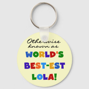 Otherwise Known as Best-est Lola Gifts Keychain