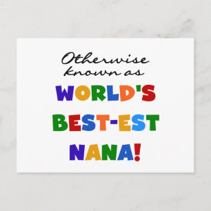 Otherwise Known as Best-est Nana Tshirts Postcard