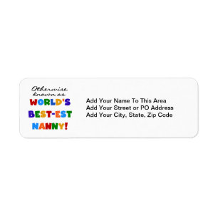 Otherwise Known as Best-est Nanny Gifts