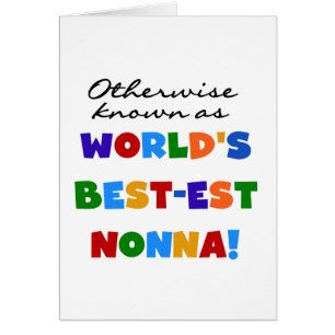 Otherwise Known as Best-est Nonna Tshirts Gifts