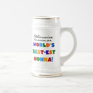 Otherwise Known as Best-est Nonna Tshirts Gifts Beer Stein