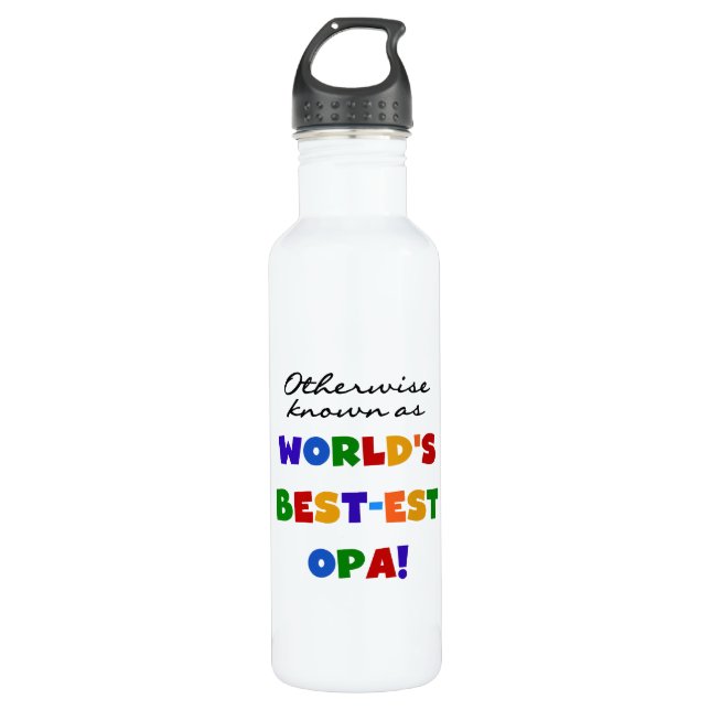 Otherwise Known as Best Opa T-shirts and 710 Ml Water Bottle (Front)