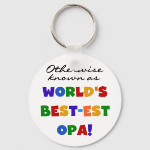 Otherwise Known as Best Opa T-shirts and Gifts Keychain
