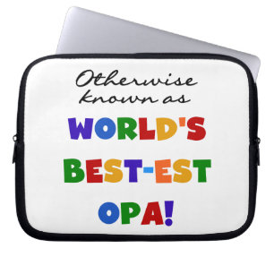 Otherwise Known as Best Opa T-shirts and Gifts Laptop Sleeve